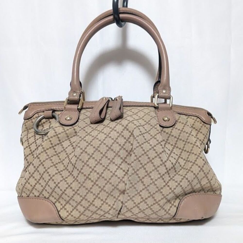 Gucci Diamante canvas Sukey handbag